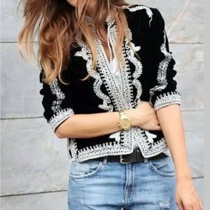 H&M Autumn 2013 Embellished Velvet Jacket